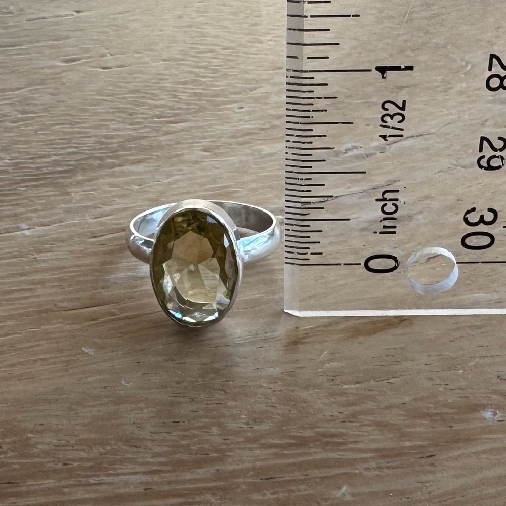 NWOT Sundance Texan Sun Ring, Citrine, Sterling Silver - Picture 6 of 7